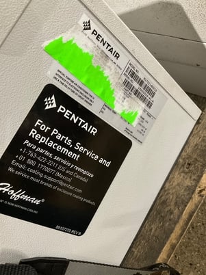 Hoffman #N170116G010, Allis-Chalmers ool Enclosure AC 1025 BTU 115V - Image 2