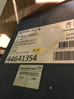Grundfos #MTH4-50/4, MTH450/4 AWAAQQV Multistage Centrifugal Pump, NEW - Image 6