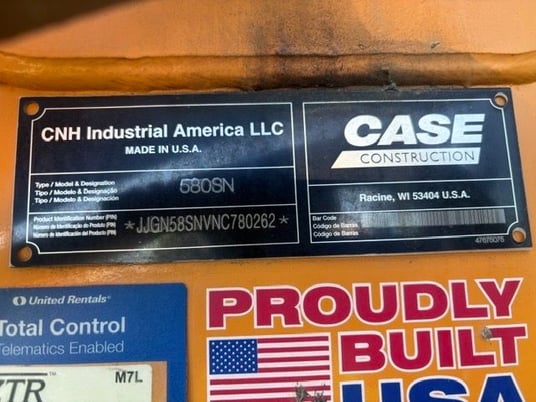 Case #580 SN, Backhoe Loader, 2022 - Image 2