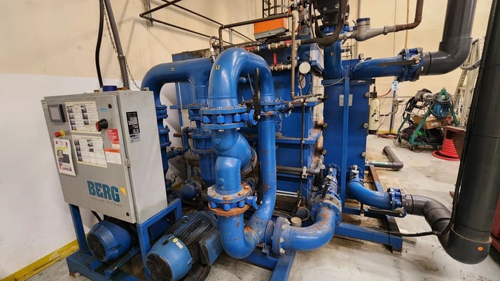 Berg #TT-66.5-2(25)-PHE, Cooling System, 575V, 3 Ph., 45 HP, BAC PT2-0812A-2M1-X Tower, 2019 - Image 3