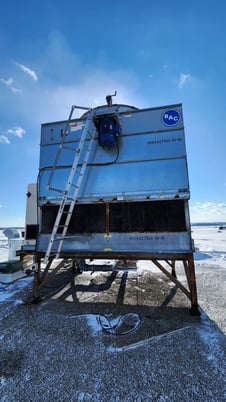 Berg #TT-66.5-2(25)-PHE, Cooling System, 575V, 3 Ph., 45 HP, BAC PT2-0812A-2M1-X Tower, 2019 - Image 4