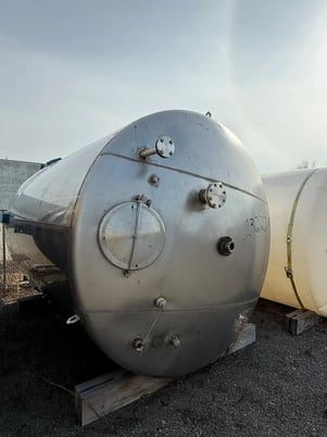 De Laval Storage and Process Tank, 6,300 Gal., 316 Stainless Steel, 108" x 108" x 166", 8,000 LBS - Image 2