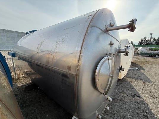 De Laval Storage and Process Tank, 6,300 Gal., 316 Stainless Steel, 108" x 108" x 166", 8,000 LBS - Image 3