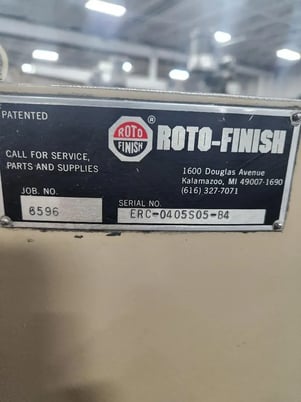 5 Cu. Ft. Roto-Finish #ERC-0405, Spiratron Vibratory Finisher, 230V, 3 Ph., 3,000 LB, 2005 - Image 9
