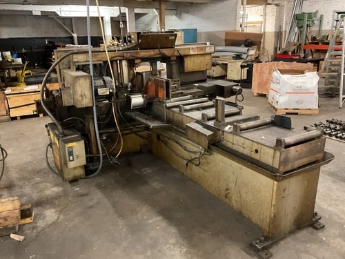 12.75" x 12.75" HEM #H101A, Automatic Horizontal Band Saw, 5 HP, 220/440V, 3 Ph, Variable Speed - Image 4