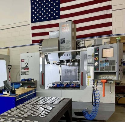 Haas #VF-2D, Vertical Machining Center, 30" x 16" x 20", 20 HP, 30,000 RPM, 24-Tool automatic tool changer - Image 2