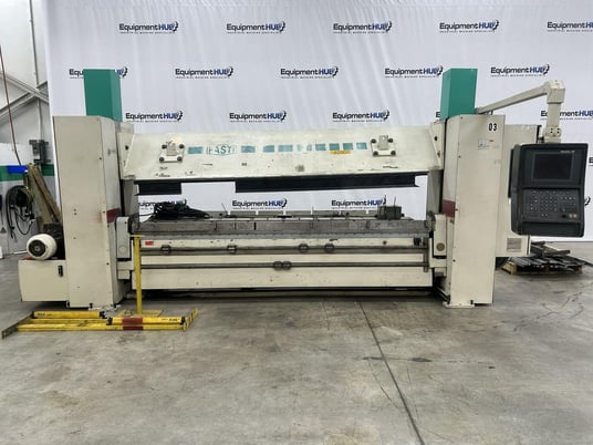 120" x 1/4" Fasti #225-32/6.0, hydraulic CNC fold machine, not working / for parts - Image 1