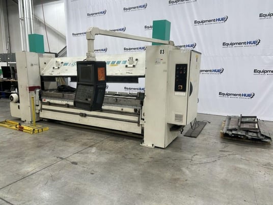 120" x 1/4" Fasti #225-32/6.0, hydraulic CNC fold machine, not working / for parts - Image 3