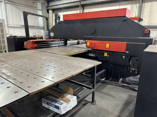 33 Ton, Amada #Vipros-357, CNC turret punch, 58 station, 2 automatic index, 48 x 96" table, Amadan 04PC, 2 - Image 3