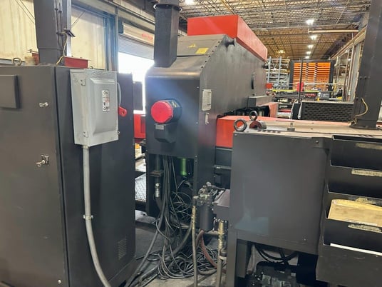 33 Ton, Amada #Vipros-357, CNC turret punch, 58 station, 2 automatic index, 48 x 96" table, Amadan 04PC, 2 - Image 8