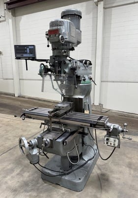 Bridgeport #Series-I, 9" x48" table, 30" X, 12" Y, 16" Z, 2 HP, power feed table & knee, R-8, digital read out - Image 1