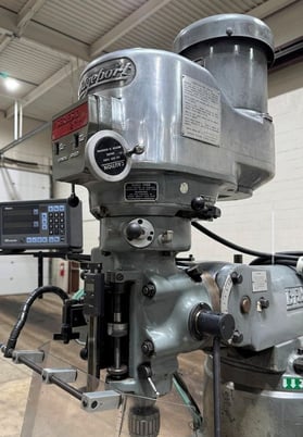 Bridgeport #Series-I, 9" x48" table, 30" X, 12" Y, 16" Z, 2 HP, power feed table & knee, R-8, digital read out - Image 5
