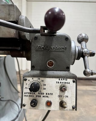 Bridgeport #Series-I, 9" x48" table, 30" X, 12" Y, 16" Z, 2 HP, power feed table & knee, R-8, digital read out - Image 10