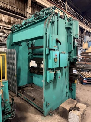 300 Ton, Pacific #300-10, hydraulic press brake, 10' overall - Image 5