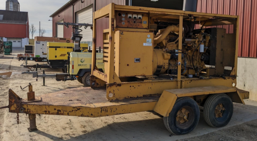155 KW Caterpillar, Diesel Towable Genset, #3306 engine, 4716 hours, 1985 - Image 6