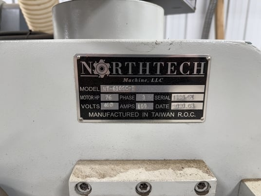 24" x 8" Northtech #NT-610SC-I, Double Surface Planer, 40/30 HP, 90 FPM, 2020 - Image 8