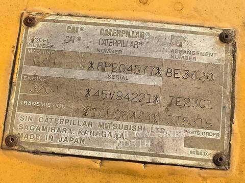 Caterpillar D4H, 6141 hours, S/N: 8PB04577, 1991 - Image 7