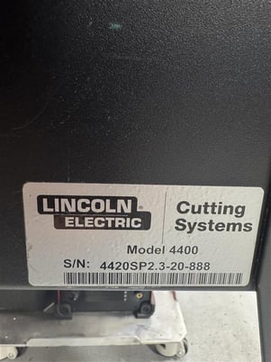 Lincoln Electric #Thorchmate-4400, CNC plasma cutting table, 4' x 4' table, 2019 - Image 7