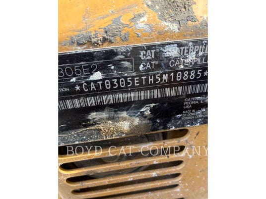 Caterpillar 305E2, 1351 hours, S/N: H5M10885, 2019 - Image 6
