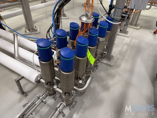 Alfa-Laval, Control Top Air Valve Clusters w/ Stainless Steel Manifold (10 available) - Image 2