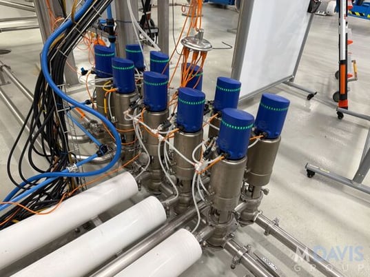 Alfa-Laval, Control Top Air Valve Clusters w/ Stainless Steel Manifold (10 available) - Image 3