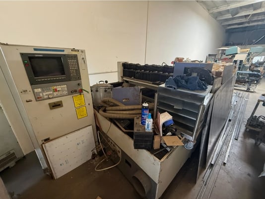 Mitsubishi #ML2512LXP, CNC Laser Cutting Machine, 3000 watt, 5' x 10' bed, pallet changer, 2002 - Image 2