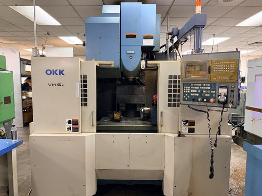 OKK #VM-5, CNC 4-Axis Vertical Machining Center, 40" X, 20" Y, 20" Z, 20 automatic tool changer - Image 1