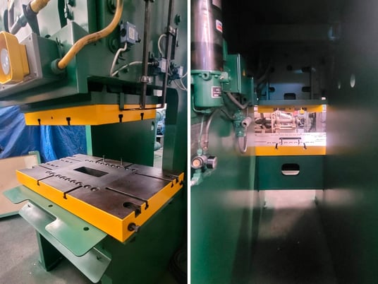 110 Ton, Cincinnati C-Frame, Hydraulic Press, 10" stroke, 27" x 42" table - Image 5