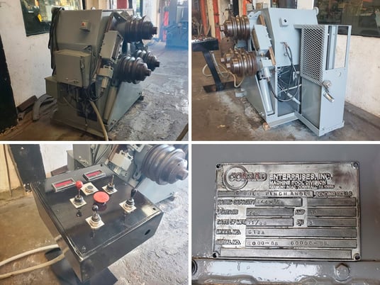 4" x 4" x 1/2" Conrad #C12A, Profile Rolling Machine, dual piston system, 1988 - Image 4