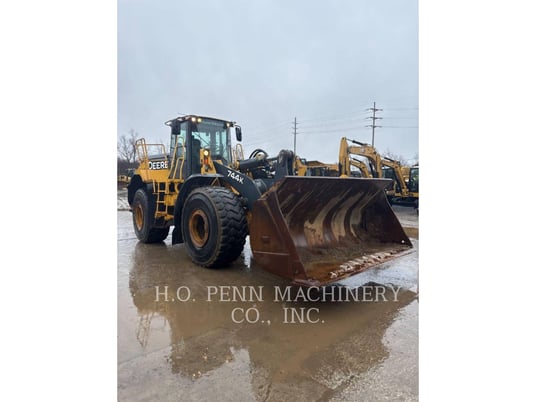 John Deere 744, Wheel Loader, 9846 hours, S/N: 630962, 2010 - Image 1
