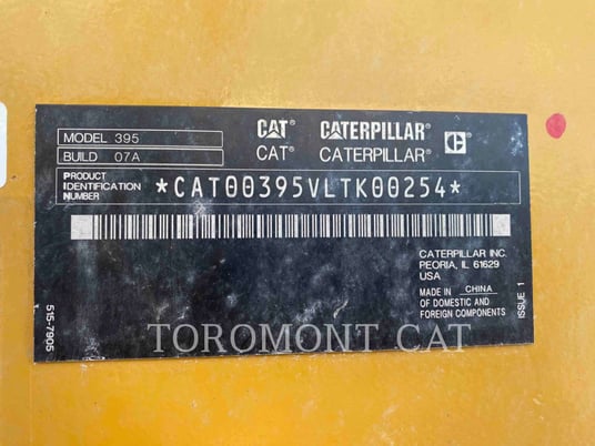Caterpillar 395-07, 3676 hours, S/N: LTK00254, 2021 - Image 6