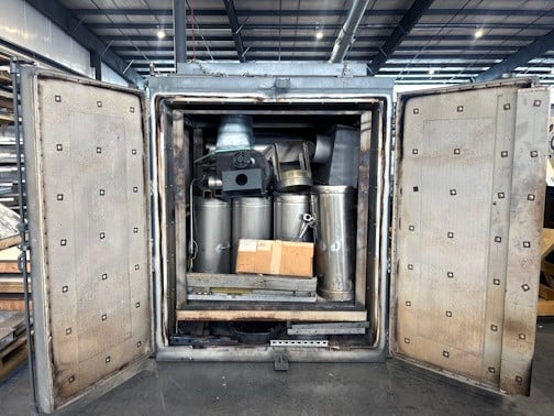 60" width x 72" H x 36" L Steelman, burn off oven - Image 2