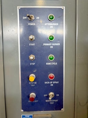 60" width x 72" H x 36" L Steelman, burn off oven - Image 7