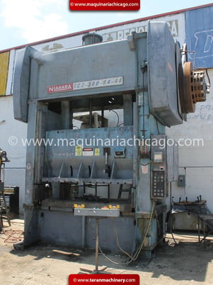 300 Ton, Niagara #SC2-300-84-48, Punch Press, 20" x 32" infeed window, 12" stroke, 25 SPM, 1980 - Image 3