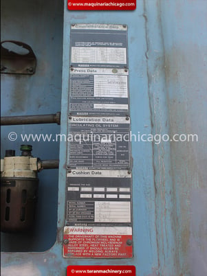 300 Ton, Niagara #SC2-300-84-48, Punch Press, 20" x 32" infeed window, 12" stroke, 25 SPM, 1980 - Image 6
