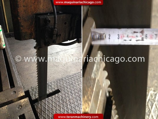 63" x 49" Pehaka #LBS-1600/3000, Vertical Band Saw, 15 HP, 6.5 cm blade - Image 3
