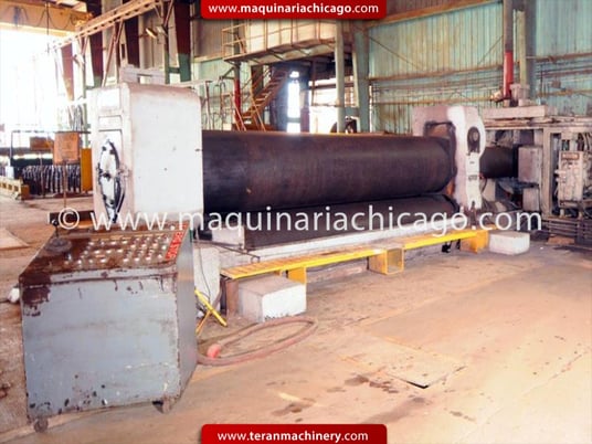 12' x 3/4" Bertsch #34, Plate Rolls Machine, Rexroth hydraulic system, digital roller positioning - Image 1
