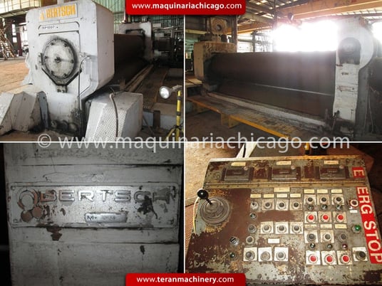 12' x 3/4" Bertsch #34, Plate Rolls Machine, Rexroth hydraulic system, digital roller positioning - Image 4