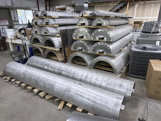 Spiral Helix #Ovalizer-36/10, oval duct former, 36" max oval width, 13"-80" round diameter, 20' max tube - Image 4