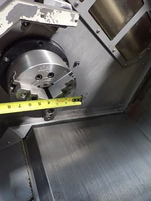 Haas #SL20T, CNC Lathe, 8" 3-Jaw Chuck, 10 ATC, Haas Controls, chip tray, 208/230 V., 2000 - Image 8