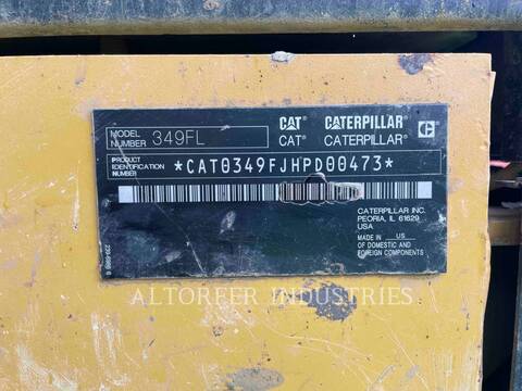 Caterpillar 349FL, 13777 hours, S/N: HPD00473, 2015 - Image 6