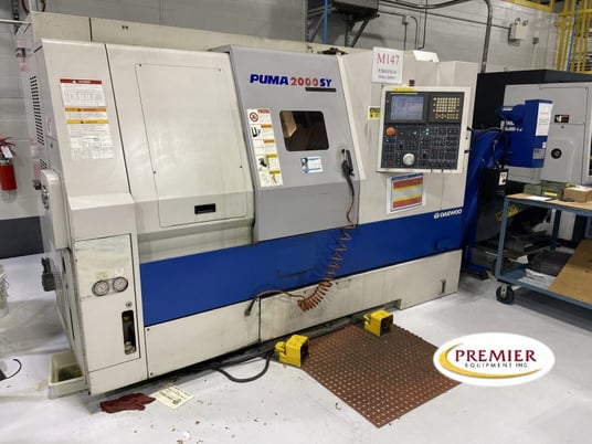 Daewoo Doosan #Puma-2000SY, CNC turning/milling center with sub spindle, Fanuc 18iTB, 23.6" swing, 2.6" bar - Image 1