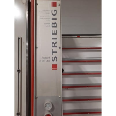 Striebig #Optisaw-III, vertical panel saw, foot pedal braking system, 7.5 HP, automatic Star Delta starter - Image 3
