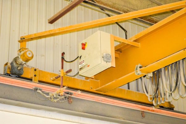 2 Ton, Obrien O'Brien, semi-gantry crane 55', 55' span, reote control single girder, 98' runway, Street - Image 4