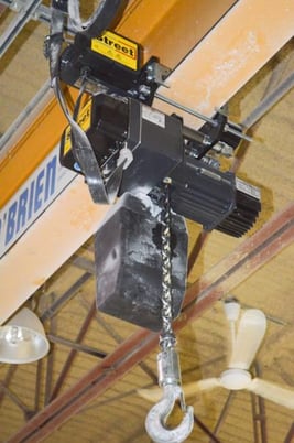 2 Ton, Obrien O'Brien, semi-gantry crane 55', 55' span, reote control single girder, 98' runway, Street - Image 6