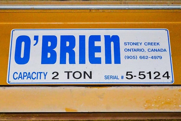 2 Ton, Obrien O'Brien, semi-gantry crane 55', 55' span, reote control single girder, 98' runway, Street - Image 10