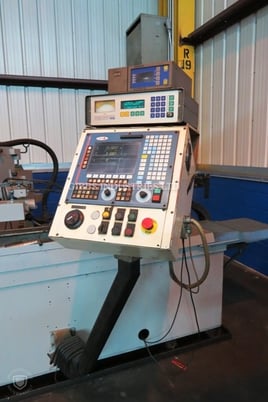 Warner & Swasey #1460A SM Stepmaster outside dimension, 30" x4" whl, 8500 FPM surface, 30 angle, Air Gage - Image 2