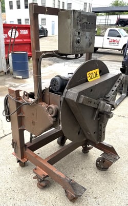 1000 lb. Ransome #10P, Welding Positioner, 30" Table, Gripper Chuck, As-Is - Image 2