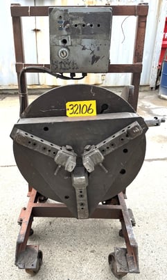 1000 lb. Ransome #10P, Welding Positioner, 30" Table, Gripper Chuck, As-Is - Image 3