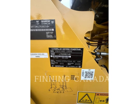 Cat 972M XE, Wheel Loader, 10 hours, S/N: L9S00248, 2018 - Image 5